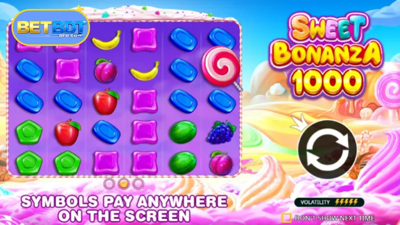 Attractive features when playing Sweet Bonanza 1000 at BETBDT