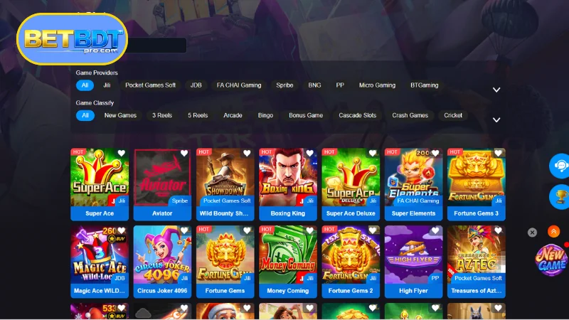Leading Game Providers Behind BETBDT Slots