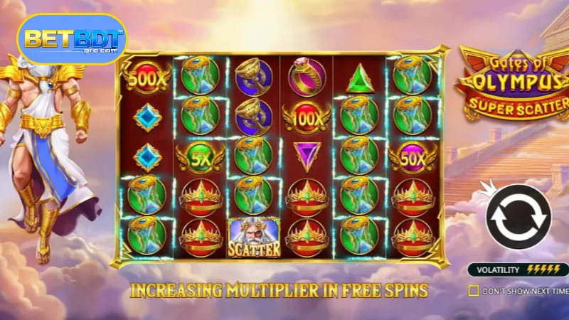 Learn about the participation rules of the Olympus Gates at BETBDT